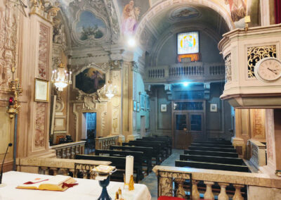 Radiatore a piantana STELO – Chiesa Parrocchiale di San Vito – Torino
